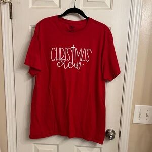Red Christmas Crew T-Shirt